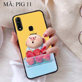 Ốp lưng Oppo A31 2020 viền dẻo TPU BST Lợn Tết