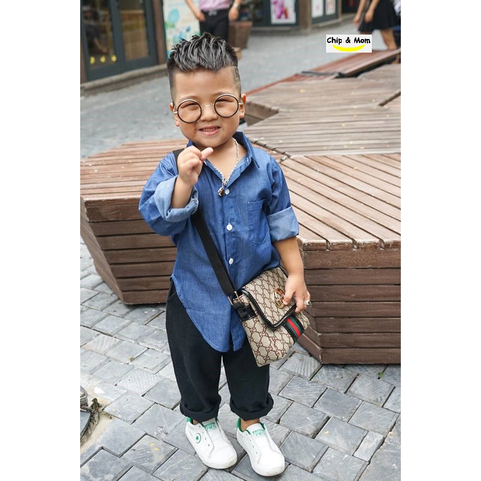 [XẢ KHO] SƠ MI BÒ DENIM - KO BAO GIỜ HẾT MỐT- CỰC XINH CHO BÉ TRAI VÀ GÁI