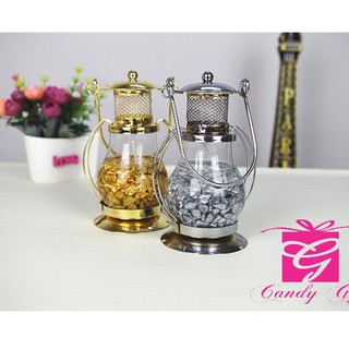 Đèn nến vàng bạc - đèn trang trí sang trọng - đèn măng xông cổ