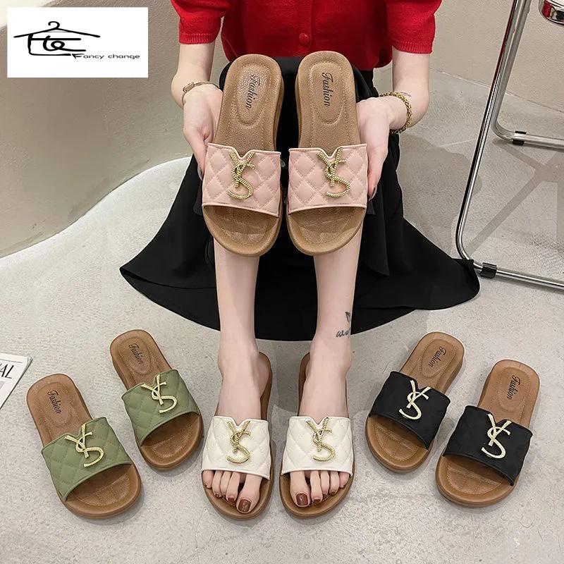 Dép Sandal Đế Dày Chống Trượt Thời Trang Dành Cho Nữ