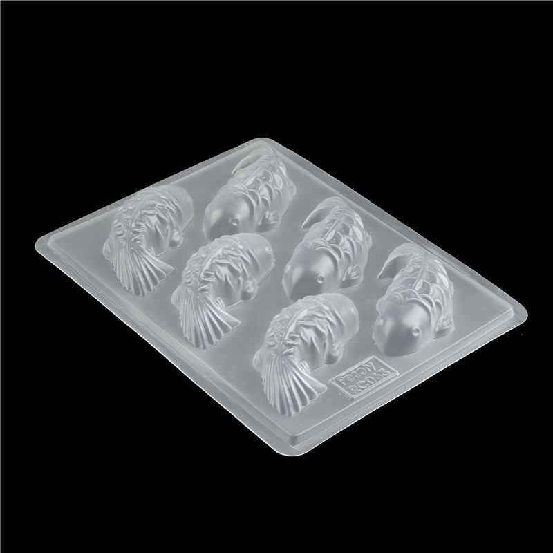 Fashion 3D Carp Fish Cake Chocolate Mould For Jelly Sugarcraft Rice Cake Baking Tools