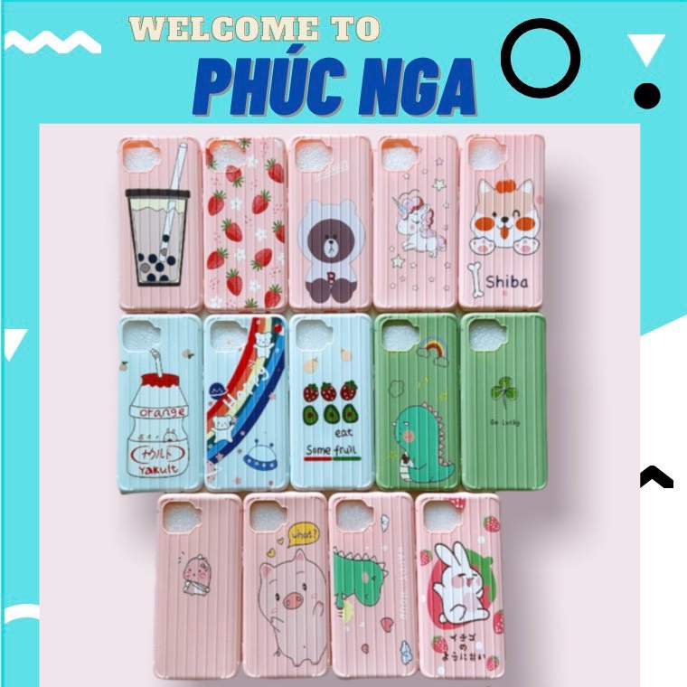 Ốp lưng vali màu dẻo cute Oppo A93/F17 PRO/RENO 4 LITE