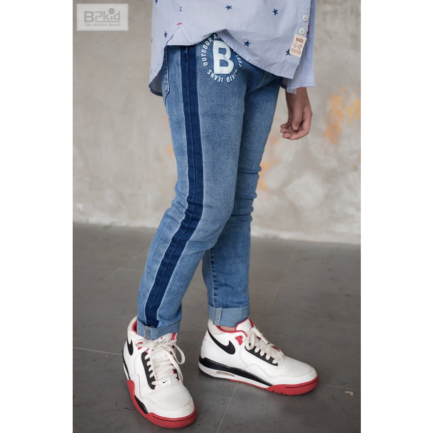 Quần jean dài, quần bò cho bé B2kids, jean ôm kiểu Hàn Quốc từ 23-53 ký