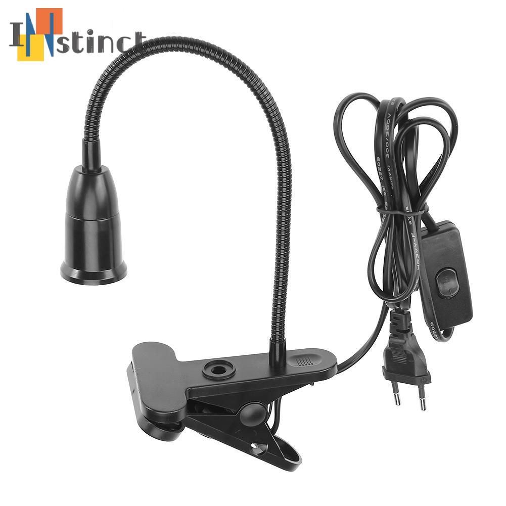 Đèn LED E27 có đế dạng kẹp 1.7m phích cắm EU với dây chuyển đổi