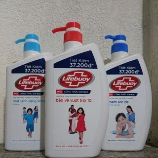 Sữa tắm Lifebuoy 850g chăm sóc da ,Lifebuoy 850g bảo vệ vượt trội 10