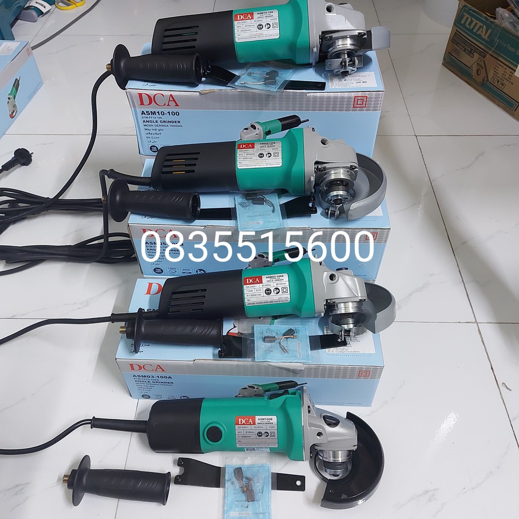 MÁY MÀI GÓC DCA 100MM  MÁY MÀI GÓC ĐIỀU CHỈNH TỐC ĐỘ  MÁY CẮT SẮT CẦM TAY
