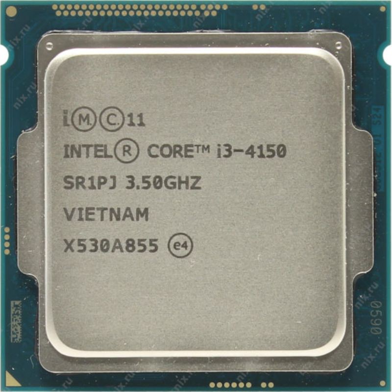 CPU Intel Core i3 4150 (3.50GHz, 3M, 2 Cores 4 Threads) TRAY chưa gồm Fan
