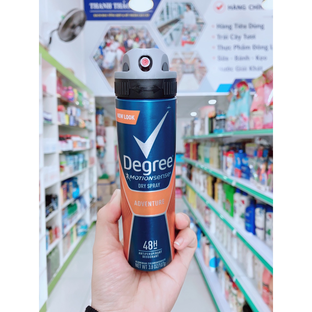 Xịt khử mùi Nam Degree Men Ultraclear 48H 107g của Mỹ