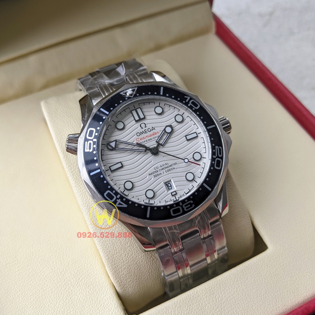 Đồng Hồ Nam OMG Dây Kim Loại/Dây Cao Su Cao Cấp Máy Lộ Cơ Mặt Trắng, Có Chức Năng Lịch Ngày [CÒN ÍT