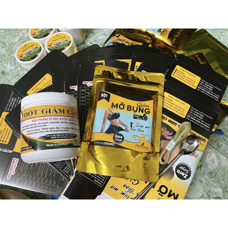 GIẢM MƠ BỤNG MỊ HƯƠNG ( An Toàn - Hiệu Quả ) Tặng Kèm Muỗn Inox và mặt nạ, thướt đo.