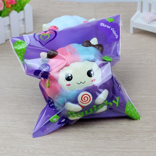Đồ chơi squishy cừu galaxy mạp ú ôm kẹo mút mã jek97 q-11410