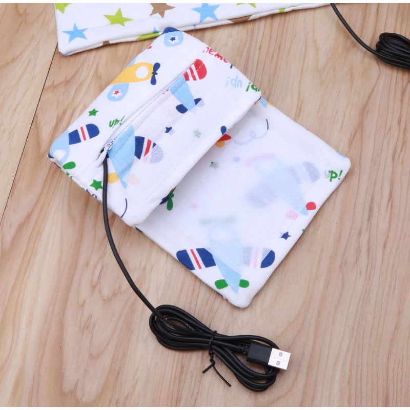 Túi Đựng Bình Sữa Giữ Nhiệt Usb Di Động Tiện Dụng Cho Bé