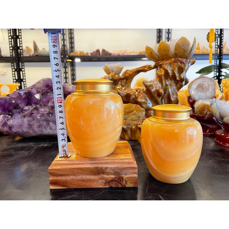 Hũ Đựng Trà Đồ Khô Size To Đá Ngọc Hoàng Long