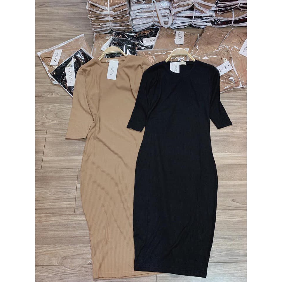 Đầm Nữ [FREESHIP] 🌸 Váy đầm body len tăm nữ tay lỡ SIÊU ĐẸP 🌸 | BigBuy360 - bigbuy360.vn