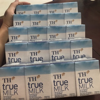 Vỉ sữa tươi TH True Milk 110ml x4 hộp