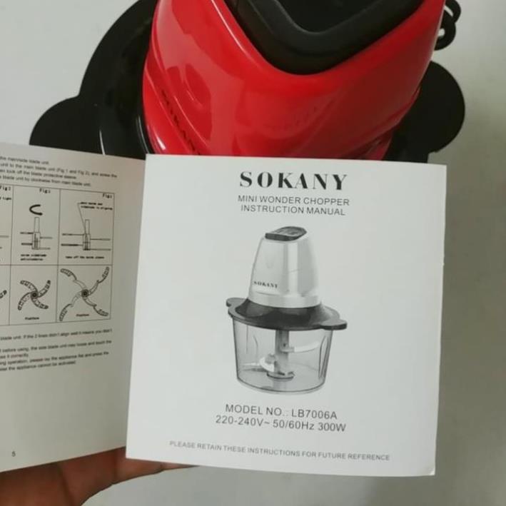 Máy Xay Thịt Sokany 2 Chế Độ Siêu Khoẻ