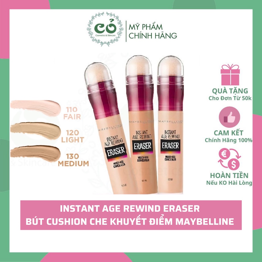 Bút Che Khuyết Điểm, Giảm Quầng Thâm Maybelline Instant Age Rewind Eraser 6ml