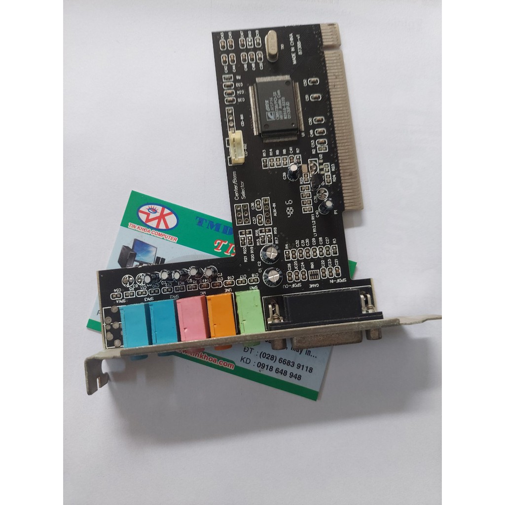 CARD ÂM THANH -CARD SOUND PCI EXPRESS 1X PC(PCI Express to Sound 5.1)