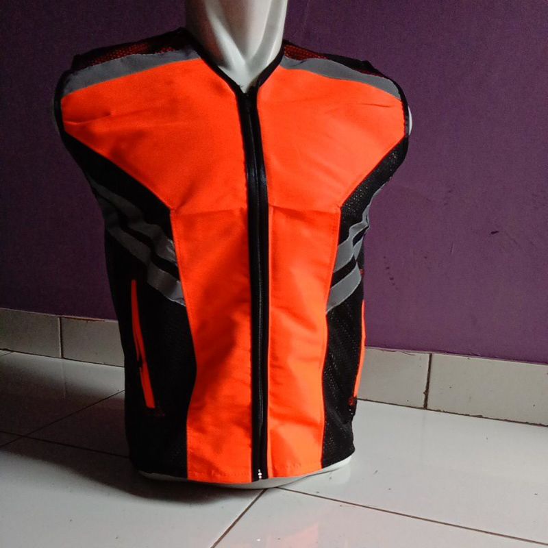 Áo Vest TASLAN Màu Cam Trơn