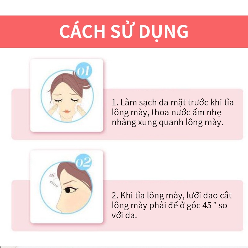 [Hàng mới về] Dao cạo lông mày tiện lợi
