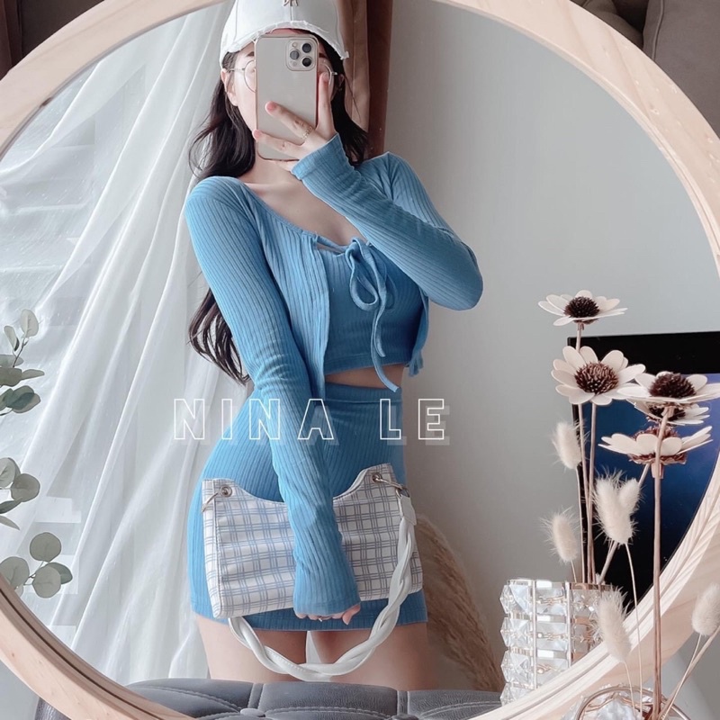 🔥Freeship🔥Set váy gấu 3 món bozip 2 màu(hàng có sẵn) | BigBuy360 - bigbuy360.vn