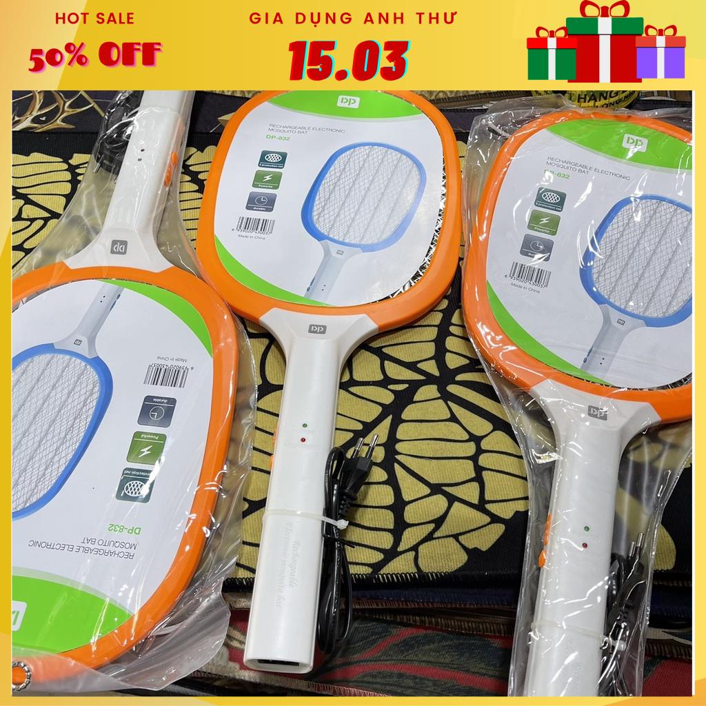 [Rẻ vô địch] Vợt bắt muỗi DP-832 sạc dây rời an toàn tiện dụng khi sử dụng