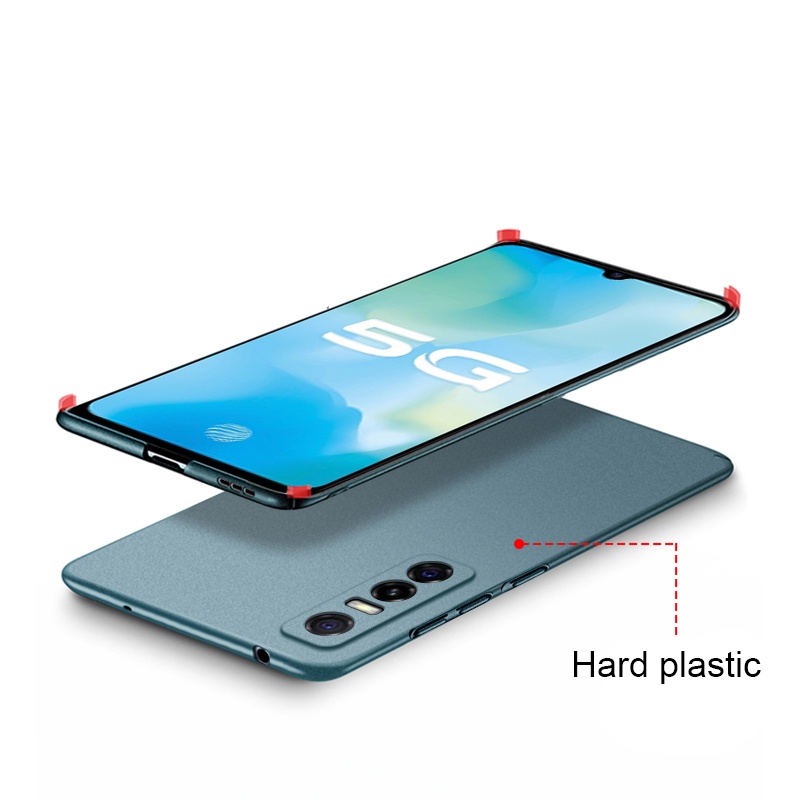 Ốp Điện Thoại PC Cứng Siêu Mỏng Mặt Nhám Cho Vivo Y73s Y76S Y70S Y70T Y51S Y52S Y31S Y20 Y30 Y50 Y72 Y52 5G X80 Pro