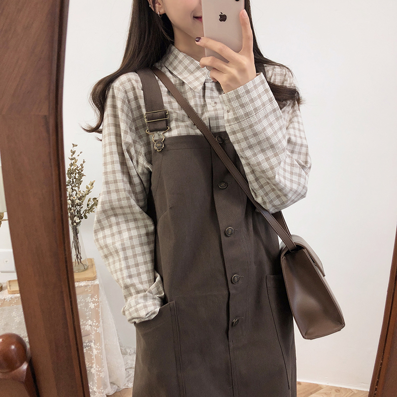 Đầm cổ vuông màu trơn đáng yêu dành cho bạn nữ 26844