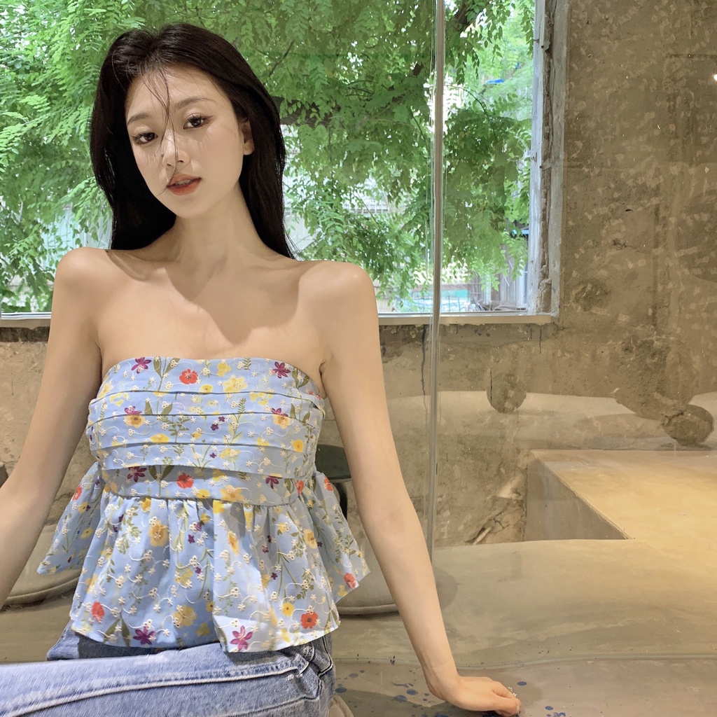 ÁO ỐNG NỮ HOA MÙA HÈ [ Ordertaobao 2-4 tuần ] | BigBuy360 - bigbuy360.vn