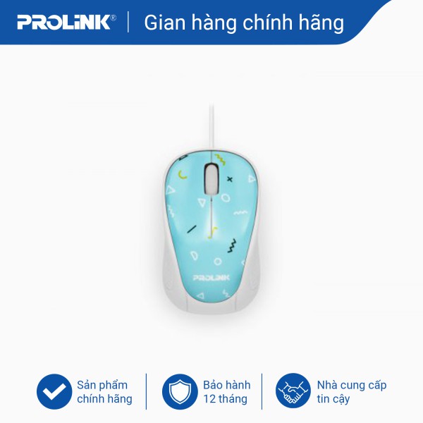 Chuột có dây PROLiNK PMC1005 TFN kết nối chuẩn USB - BH 12 tháng