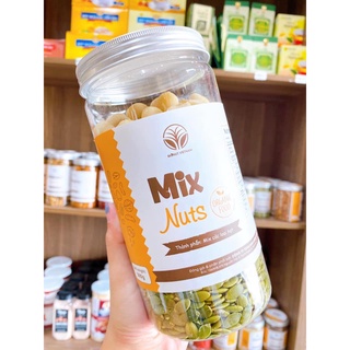 Hộp mix nuts 5 loại hạt dinh dưỡng 500g