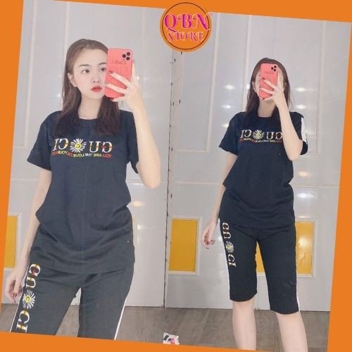 [BÁN GIÁ VỐN XIN ĐÁNH GIÁ][KÈM ẢNH THẬT] [Có bigsize 85kg]🌟Đồ Bộ Cotton Thêu Quần Lửng Mặc Nhà🌺Đồ Bộ Nữ Mặc Nhà Đẹp