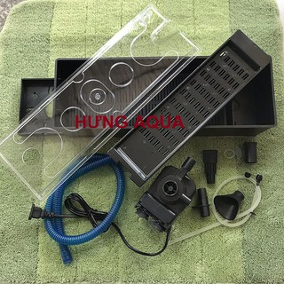 Bơm lọc máng bể cá - máy bơm lọc hồ cá RS-9800 và RS-9900 đa năng: vừa lọc, bơm, thổi oxy cho bể từ 1-1.5m (chính hãng)