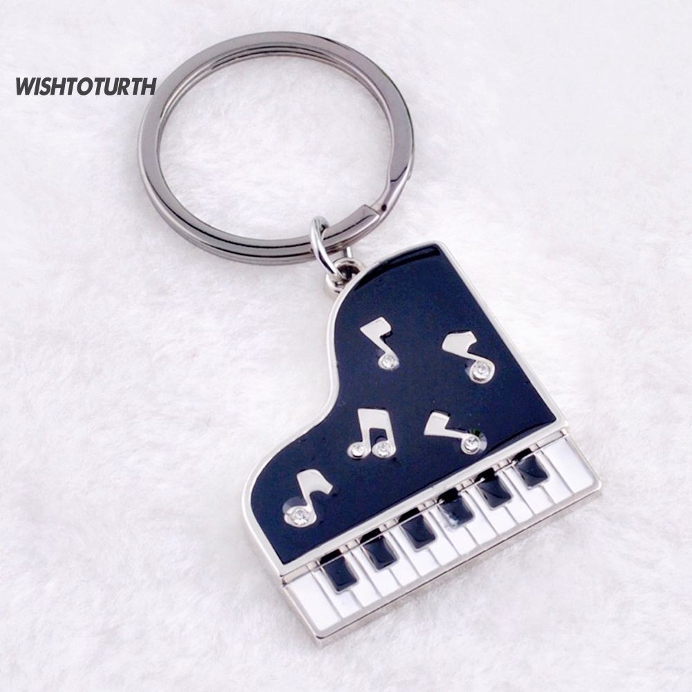 Móc Khóa Hình Nốt Nhạc Piano Hoạt Hình Xinh Xắn