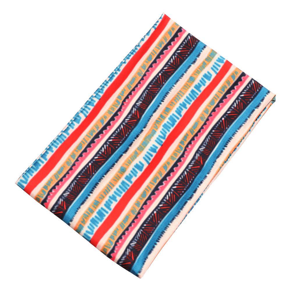 SUSANS Băng Đô Cài Tóc Bản Rộng In Họa Tiết Phong Cách Boho Thời Trang Cho Nữ