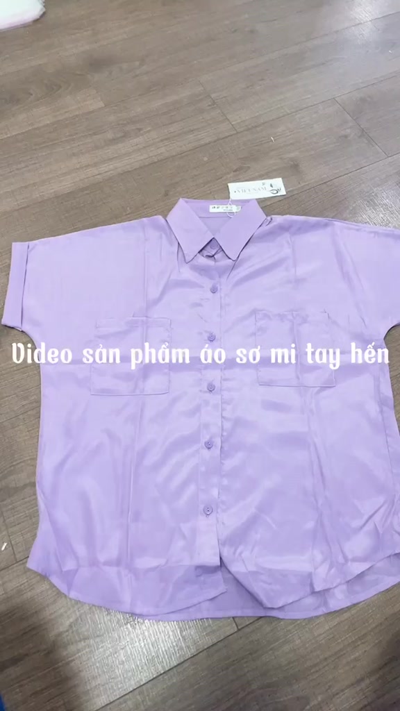 Áo sơ mi nữ tay hến túi hộp chất vải tơ nhật cực mát mẫu mới mùa hè 2023 phong cách thời trang công sở | BigBuy360 - bigbuy360.vn