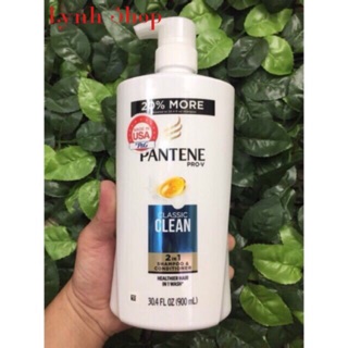 Dầu gội & xả 2in1 Pantene Pro-V Classic Clean (900ml) Mỹ