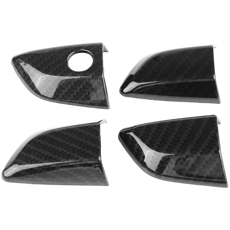 Ốp Bọc Tay Nắm Cửa Bên Phải Bằng Sợi carbon Cho honda civic 10th gen 2016 2017 2018 2019