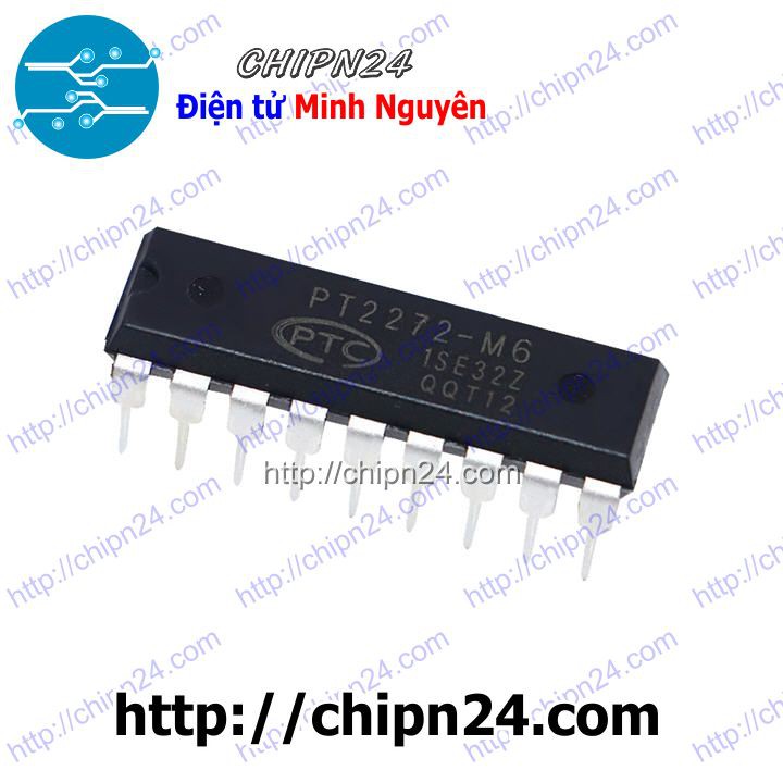 [1 CON] (DIP) IC PT2272-M6 DIP-18 (2272)