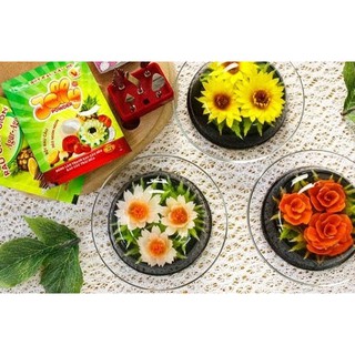 Bột Rau Câu Hoàng Yến gói 10gr, 25gr- Rau Câu Dẻo, Rau Câu Dừa, Rau Câu Giòn