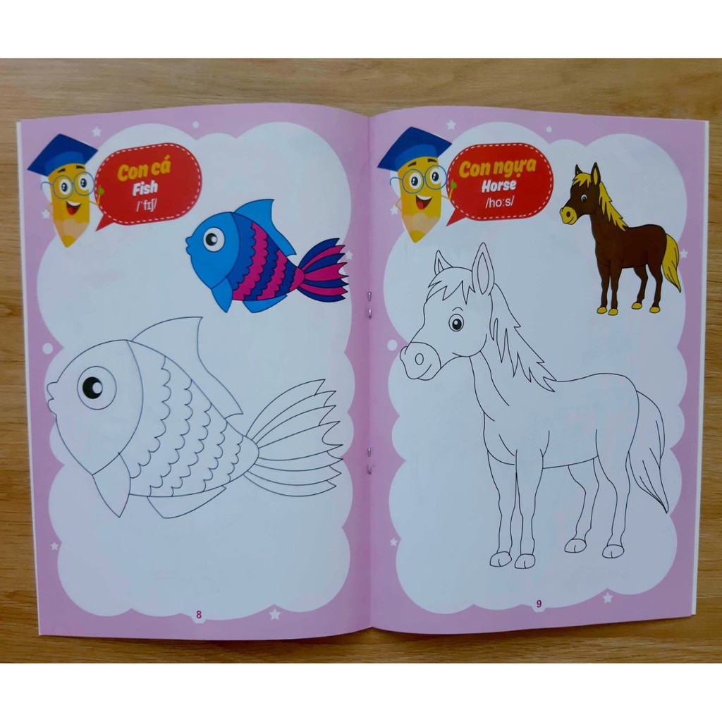 Sách - Tô màu nhiều chủ đề cho bé (Combo 20 cuốn)