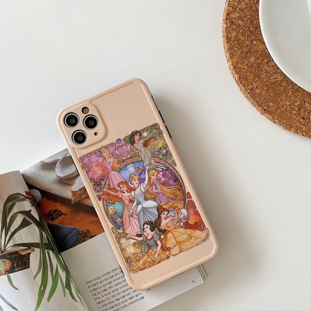Ốp điện thoại mềm họa tiết công chúa Disney cho iPhone 7 8 SE2 plus X XS XR XSmax 11 Pro Promax | BigBuy360 - bigbuy360.vn