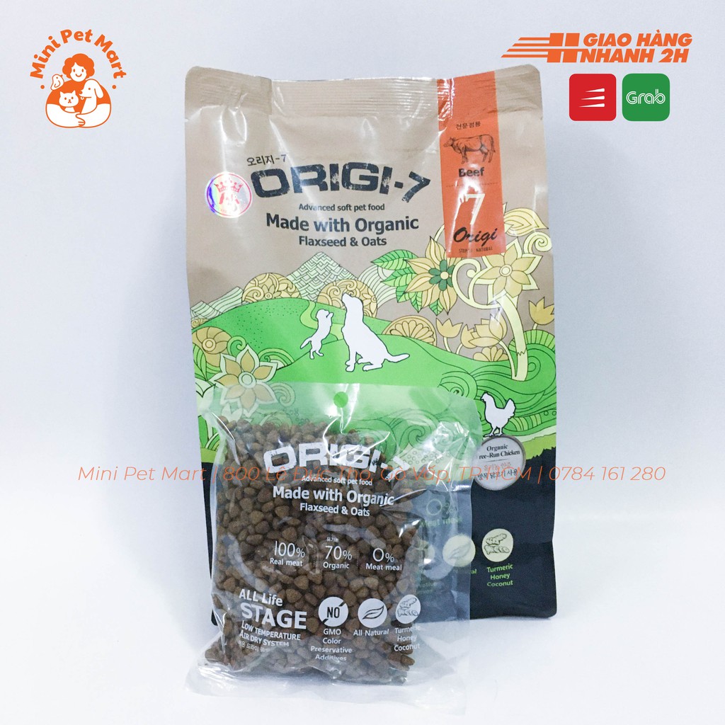[1,2kg] Thức ăn hạt mềm cho chó vị thịt bò ORIGI-7