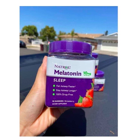 Kẹo Ngủ Natrol Melatonin Hỗ Trợ Giấc Ngủ Với - l-ove-mint