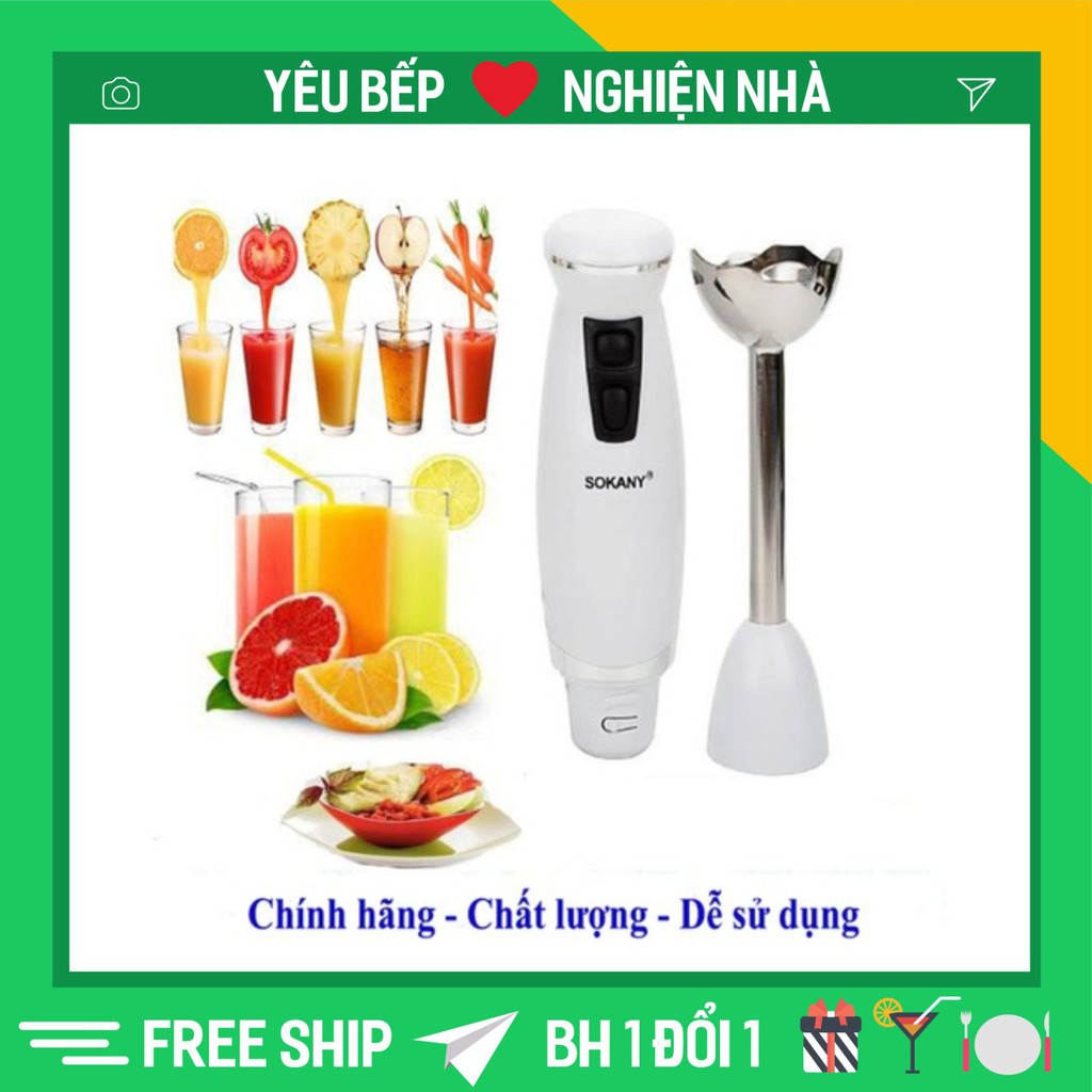 Máy Xay Cầm Tay Đa Năng Đơn Sokany (BH 6 Tháng)