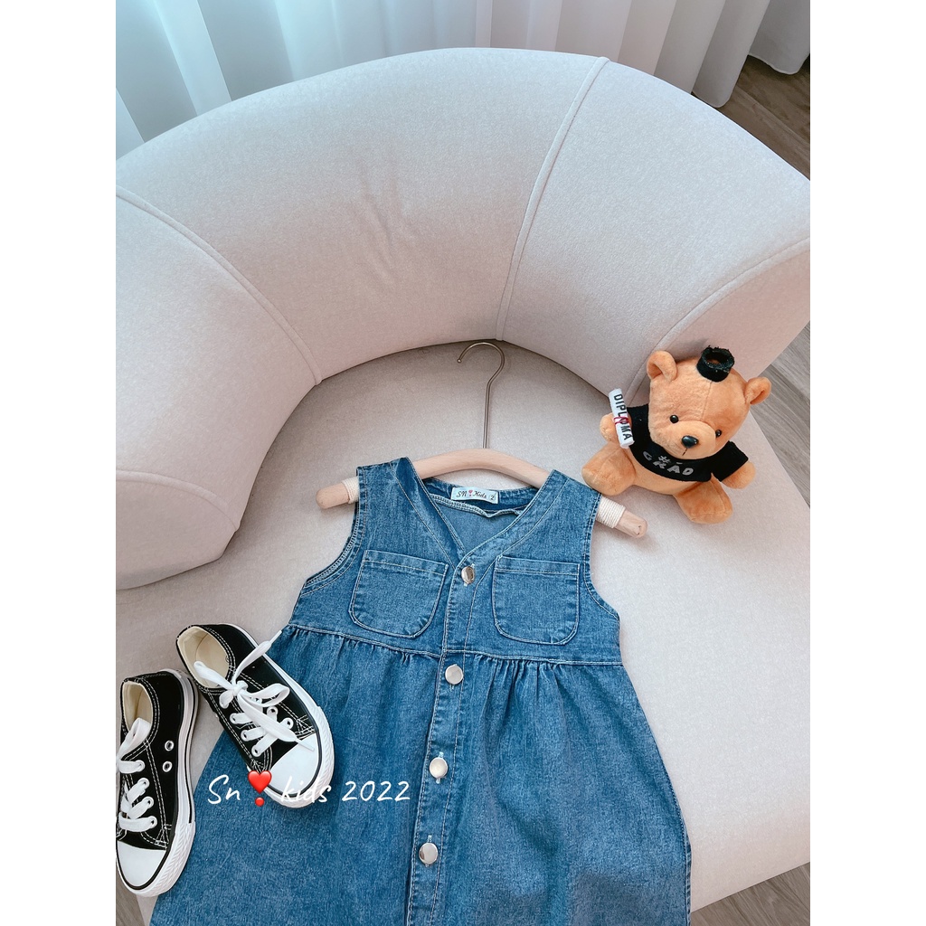 SIZE 8-25kg: Váy bò sát nách siêu kute cho bé gái - VJSN