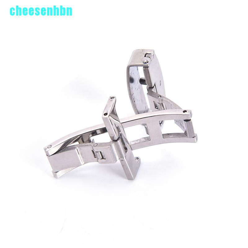 Khóa Bướm Chất Liệu Thép Không Gỉ Cho Đồng Hồ Đeo Tay 18 / 20 / 22mm