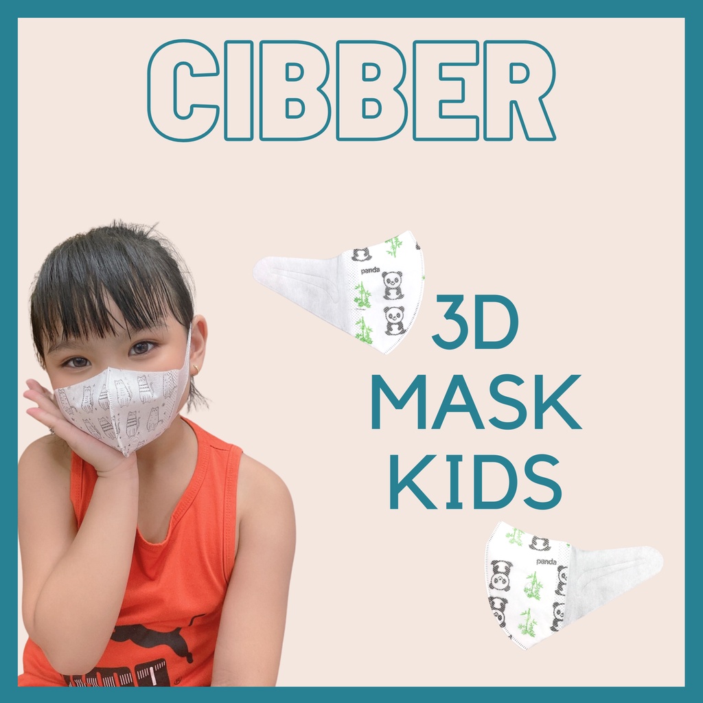 (Hộp 50 Chiếc), Khẩu Trang Cho Bé 3D Mask Kids, Kháng Khuẩn, Chống Bụi Mịn