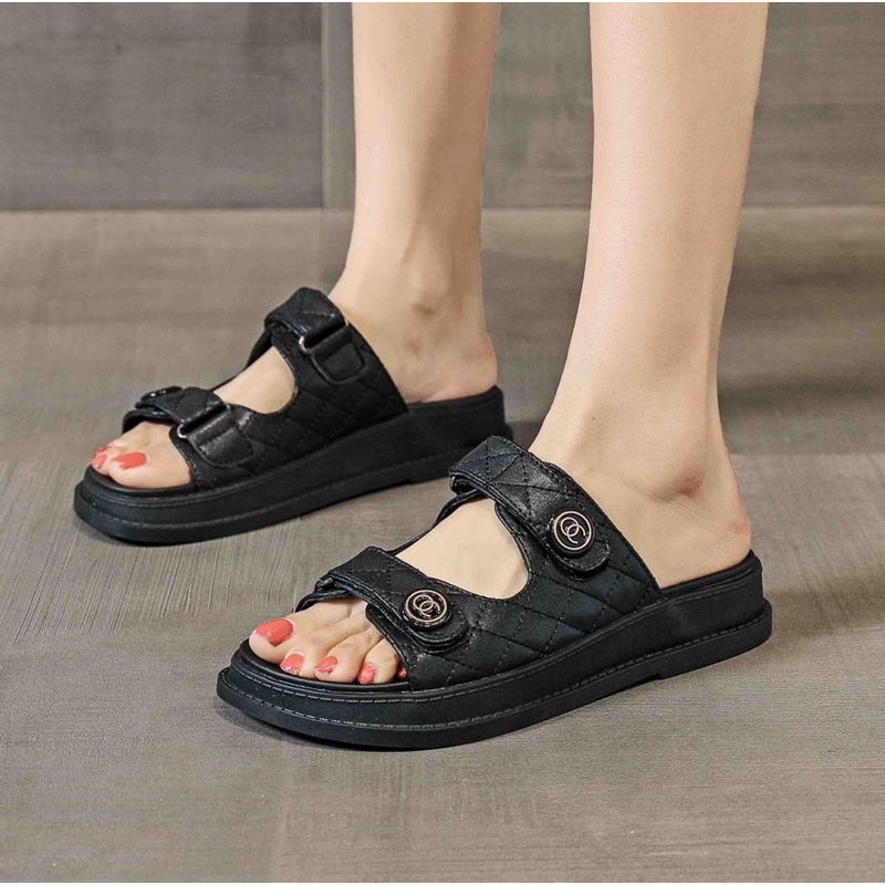 Dép lê 2 quai logo CN fullbox