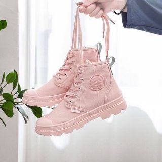 Giày bốt cổ lửng đế kép mới